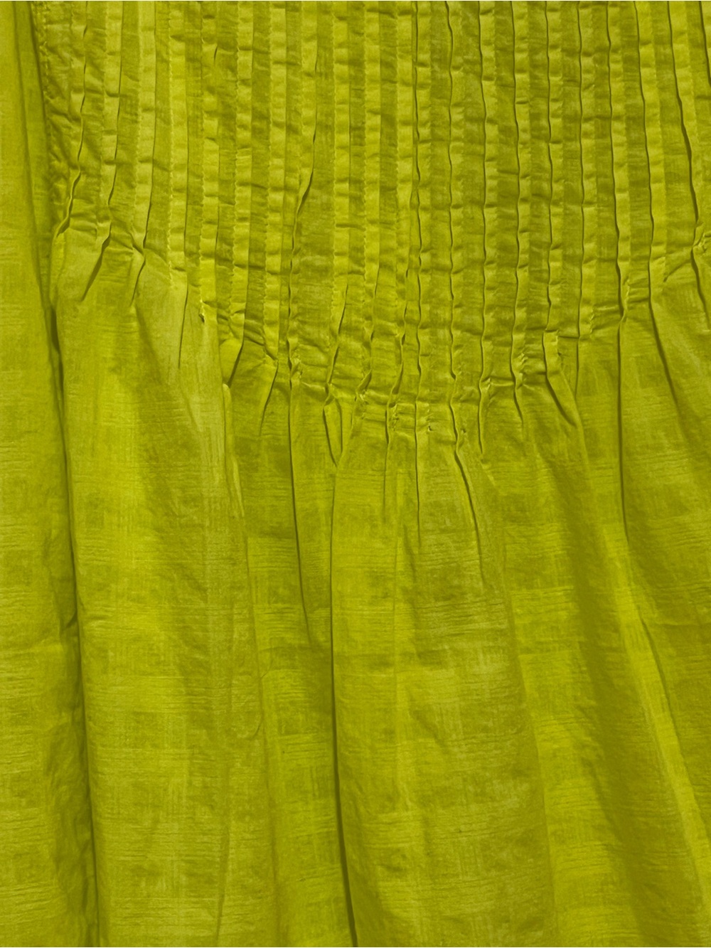 J. Crew Lemon Yellow Smocked Yoke Spaghetti Strap Camisole 8 - Picture 3 of 9
